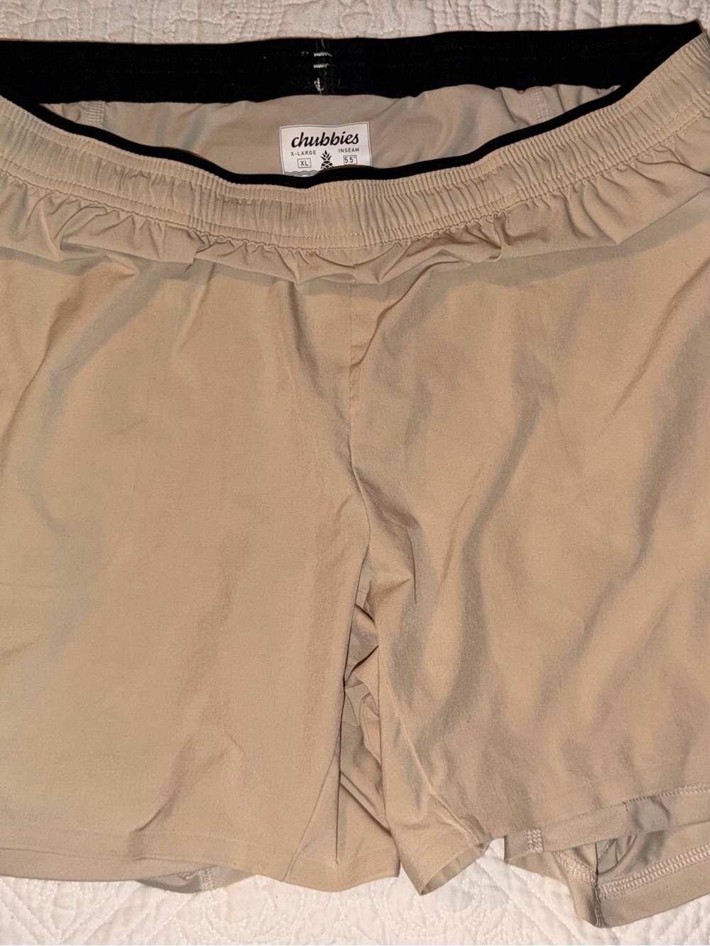 Chubbies Light Khaki 5.5 Swim Trunks